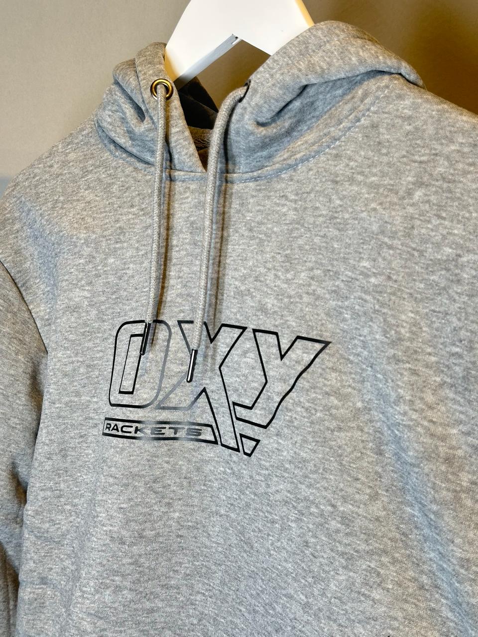 MOLETOM UNISSEX COM CAPUZ OXY