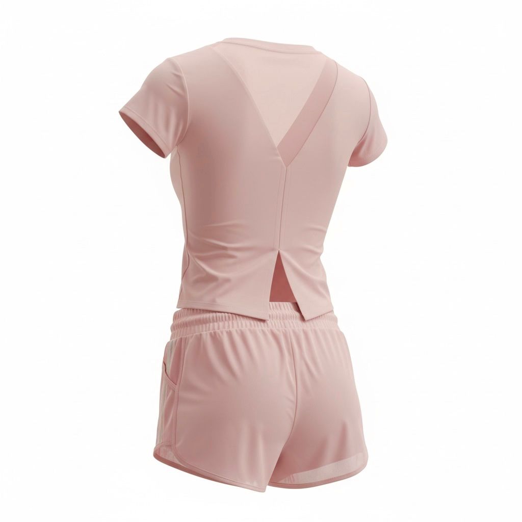 CONJUNTO SMASH SHORTS + CAMISETA FEMININO OXY