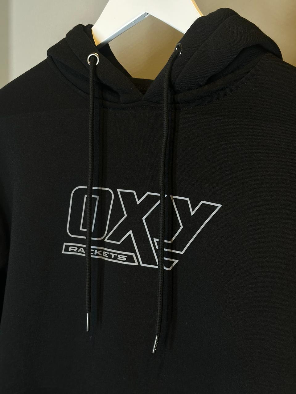 MOLETOM UNISSEX COM CAPUZ OXY