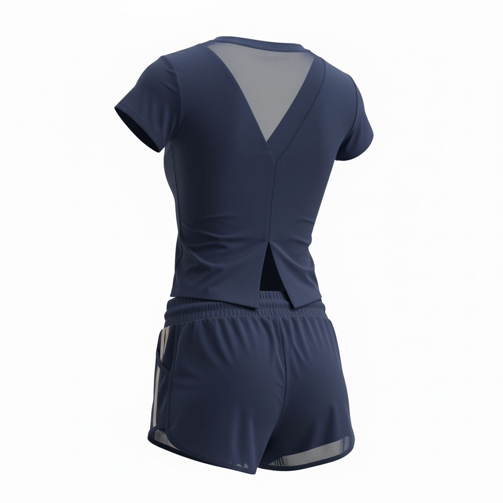 CONJUNTO SMASH SHORTS + CAMISETA FEMININO OXY